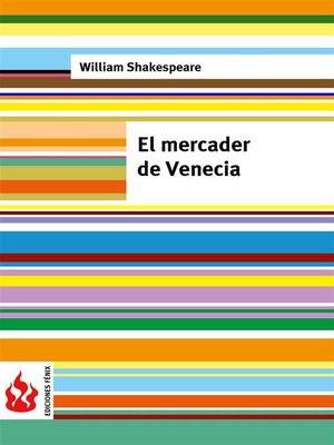 cover image of El mercader de Venecia (low cost). Edición limitada